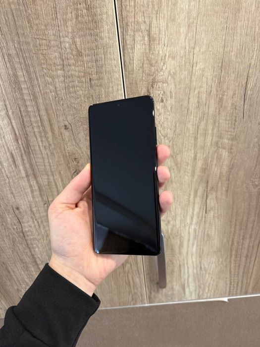 Дисплей Samsung S21 Ultra с рамкой, отпечатком пальца, black