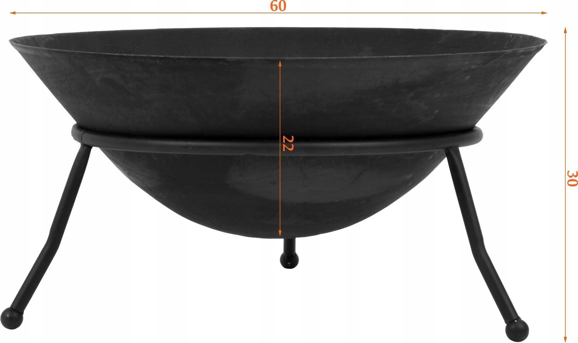 Palenisko ogrodowe Żeliwne 8,5kg 60cm Stojak+ Ruszt GRATIS