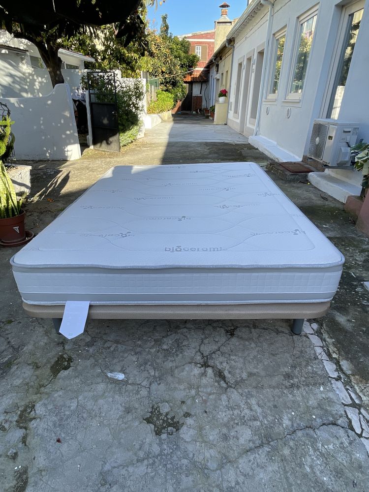 Colchão mais extrato cama casal