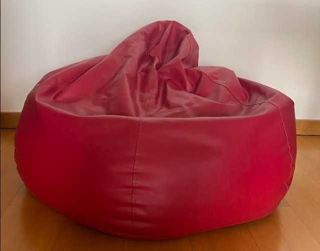 Sofa + Puff - Vermelho