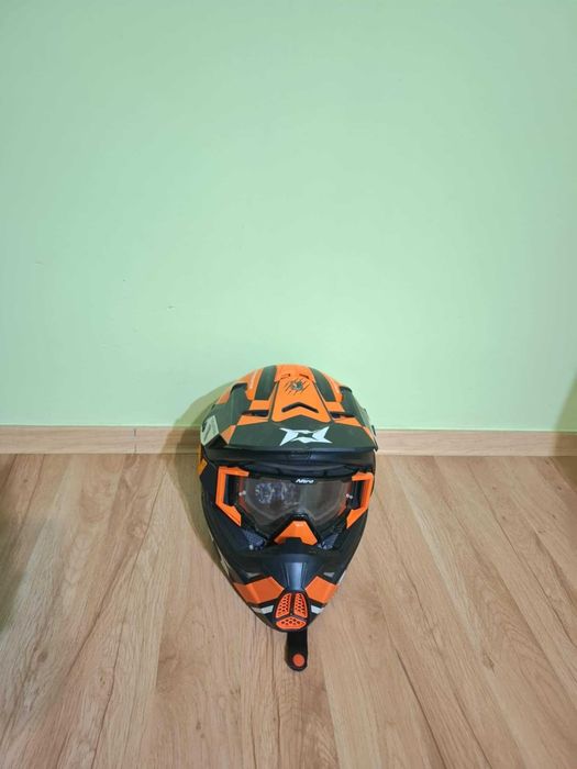 Kask oneal pomarańczowo czarny s 55-56