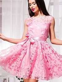 Продам розовое платье