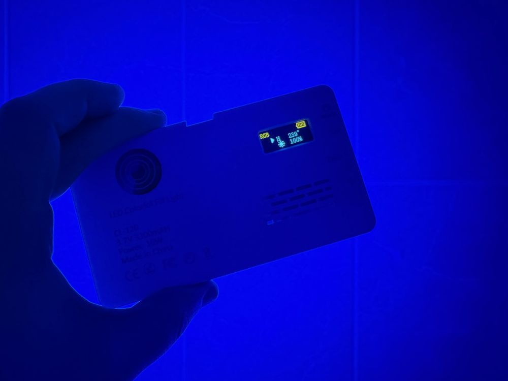 RGB LED Світло, CL-120 (W140RGB) лампа для фото і відео