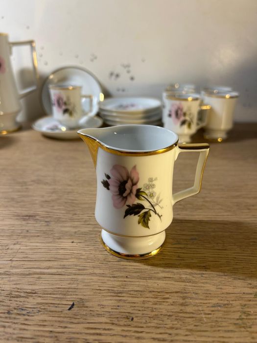 Conjunto de chá de porcelana portuguesa coimbra