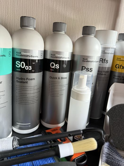 Атомобильная химия кох Koch шампунь активная пена полироль жидкий воск