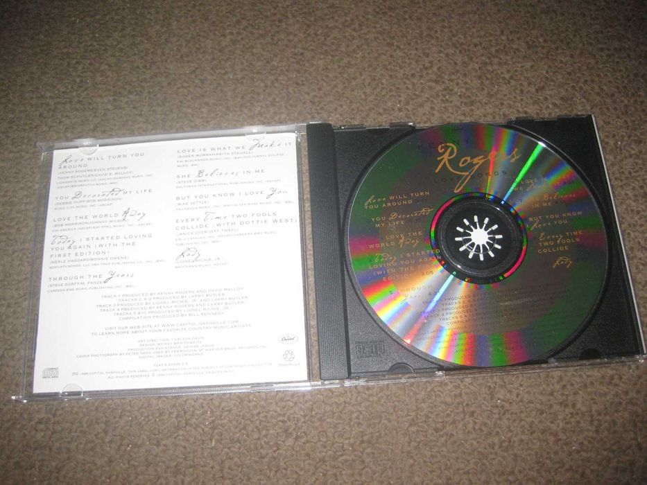 CD do Kenny Rogers "Love Songs" Portes Grátis!