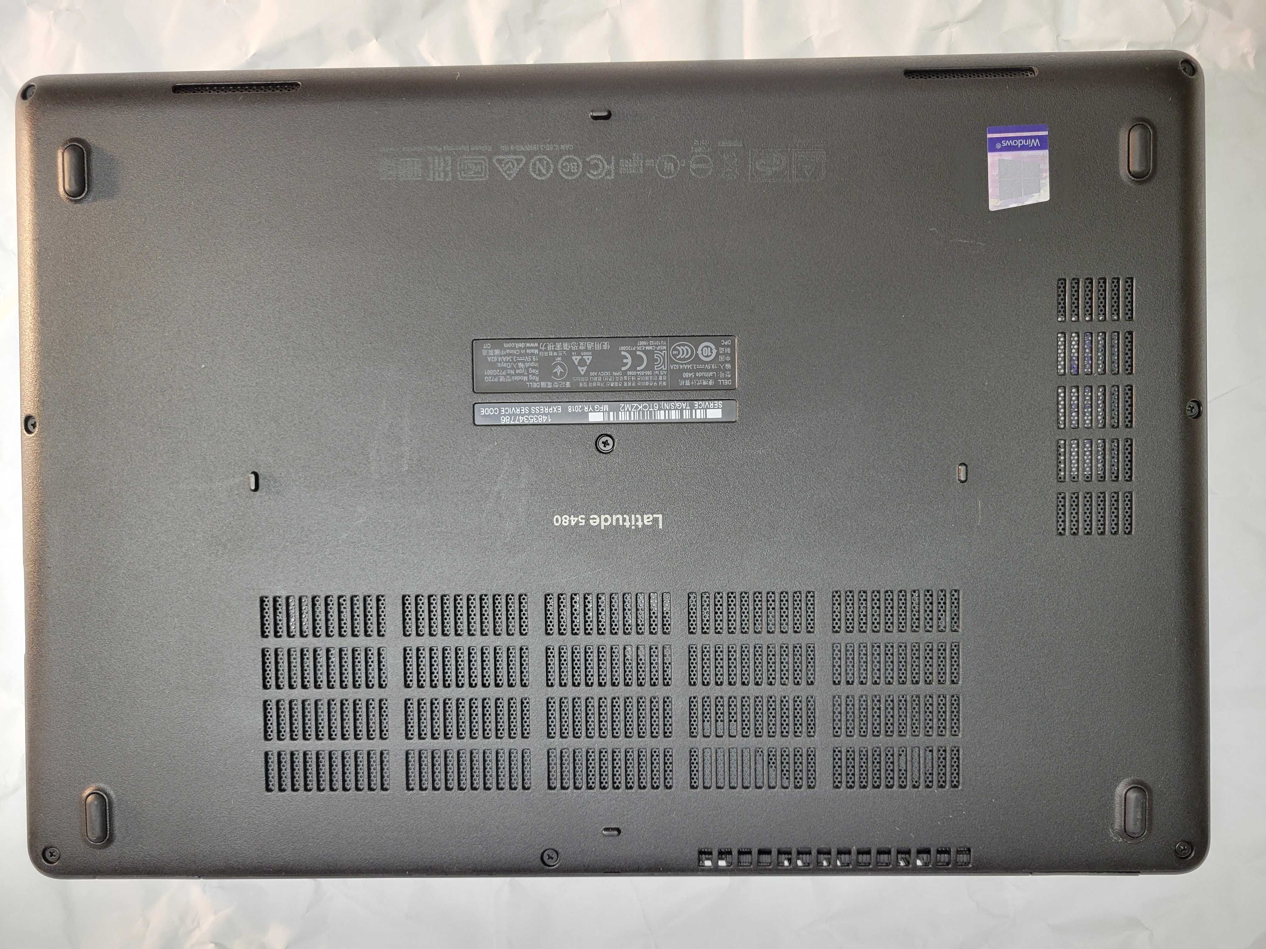 Dell Latitude 5480 i5-7440HQ GF 930MX 2Gb 8GB DDR4 256GB SSD Win11