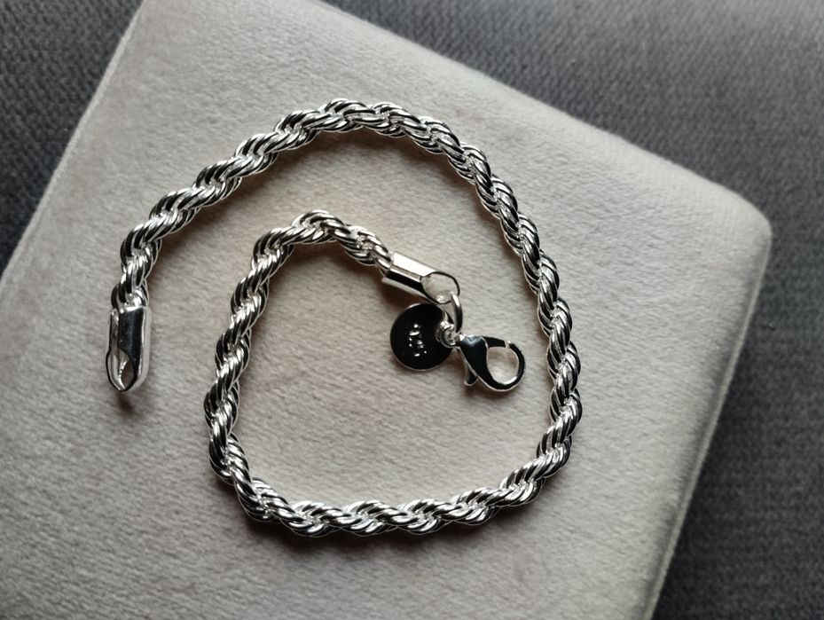 Bransoletka Nowa srebrna 925srebro