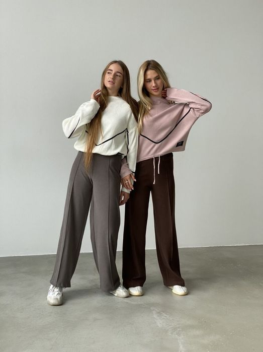 Жіночий в'язаний джемпер з кантом, Туреччина, 42-48