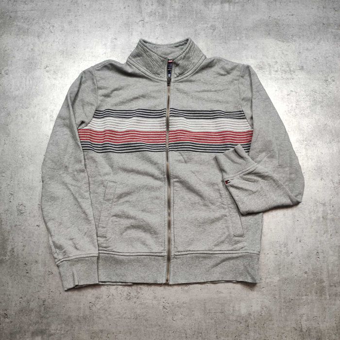 MĘSKA Bluza Rozpinana Zip Tommy Hilfgier Haft Logo PREMIUM Rozpinana