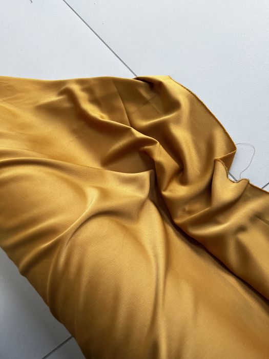 Satyna żółta/musztardowa 3m - 10 zł/m