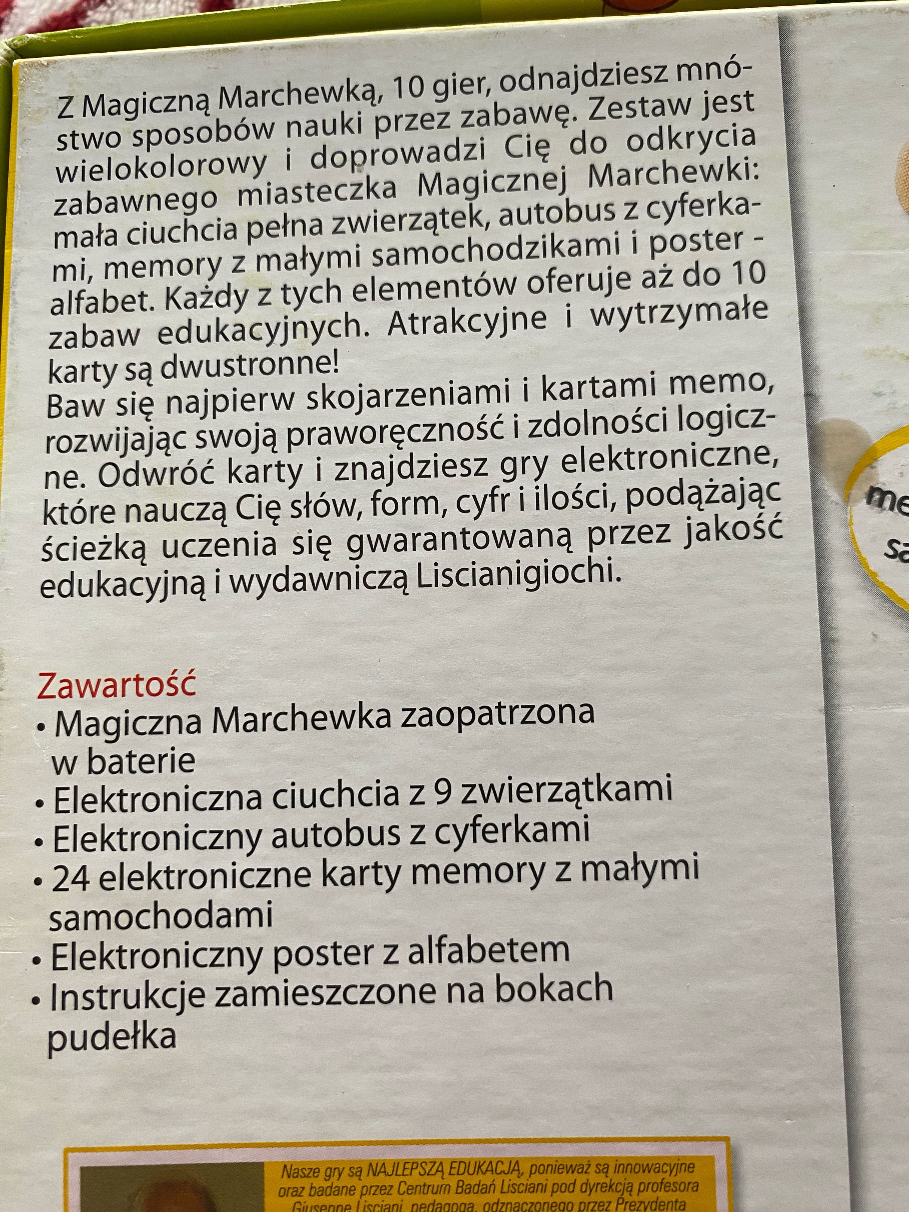 Gra edukacyjne, 10 gier, magiczna marchewka