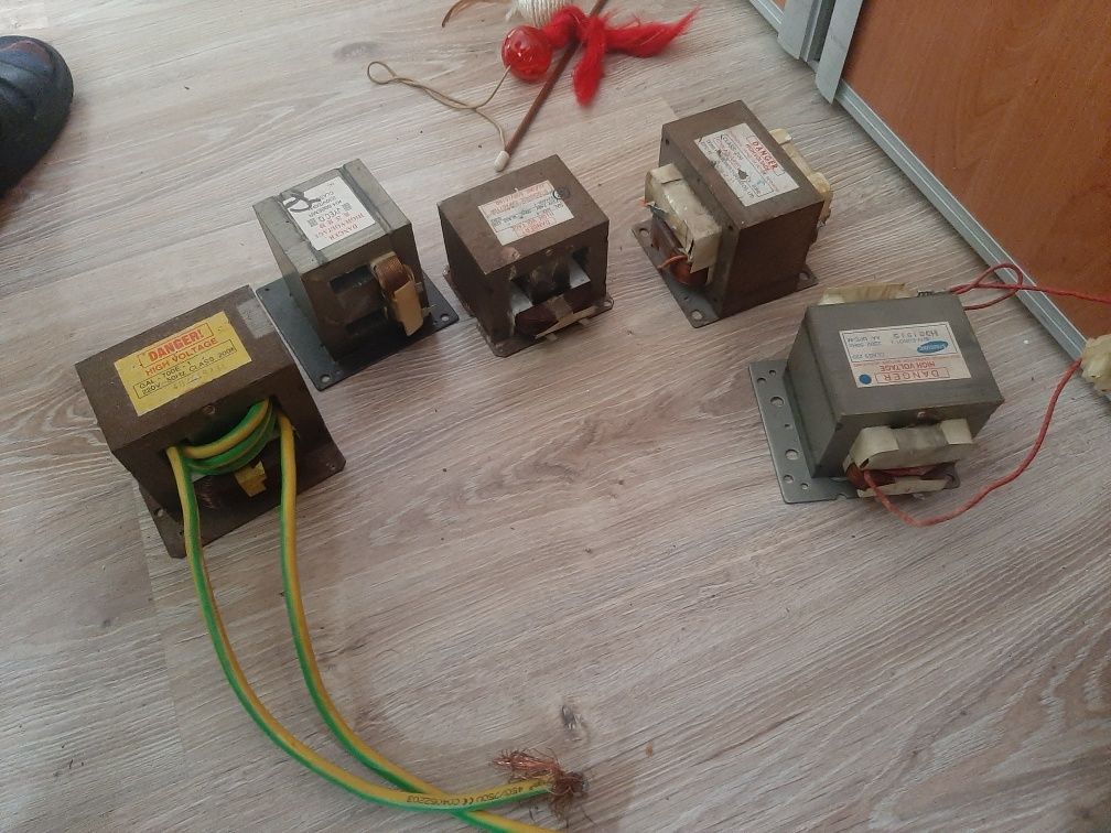 Transformator mikrofalówka spawarka zgrzewarka-Przewinięty 5 szt.