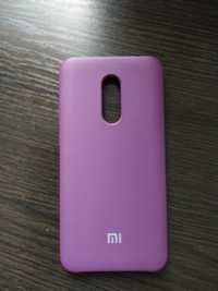 Чехол бампер на Xiaomi Redmi 5 plu фиолетовый