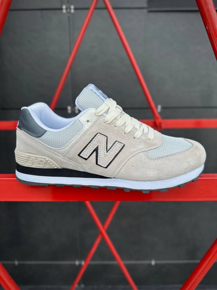 РОЗПРОДАЖ! Кросівки New Balance 574 Beige&Gray | 40 41 42 43 44 ню бал