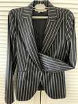 Garnitur damski Zara Woman, granat w paski r. 34/36