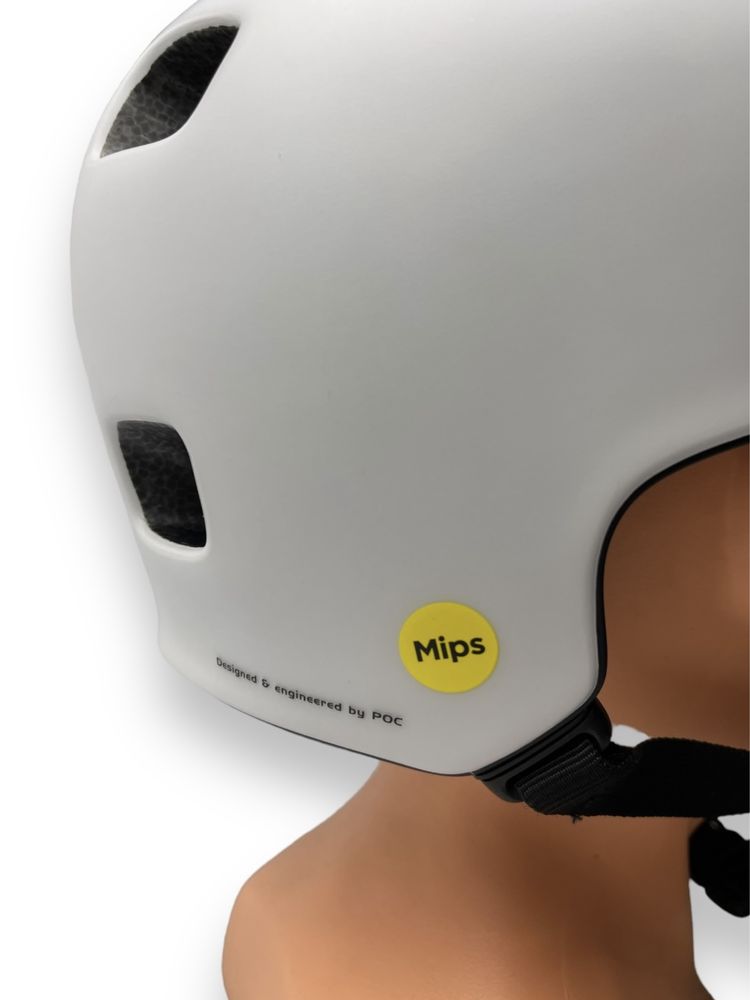 Kask rowerowy POC Crane MIPS rozmiar M matt white biały FV / 061-020