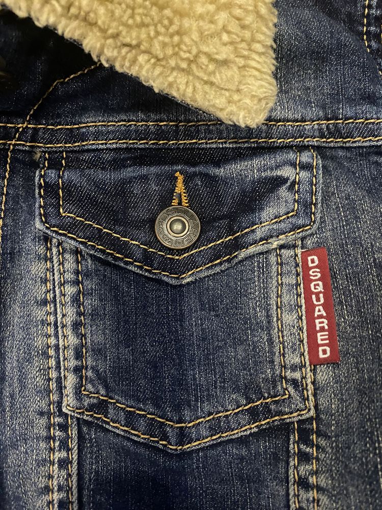 Dsquared джинсовая куртка р. S