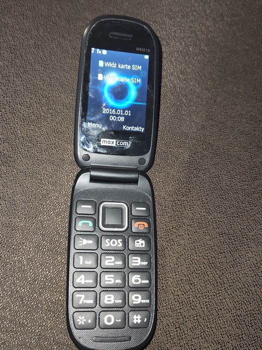 Telefon z klapką Maxcom MM818 sprawny OKAZJA