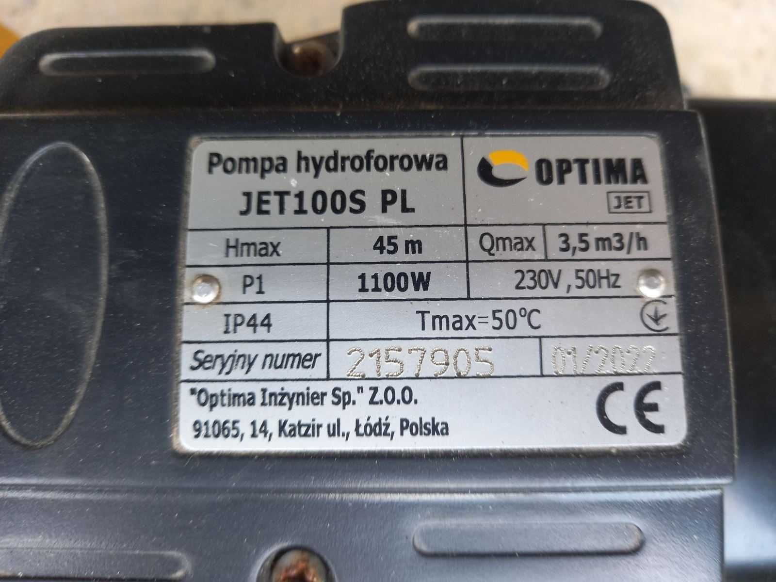 Насос для полива газона  OPTIMA JET 100SPL (Польша)