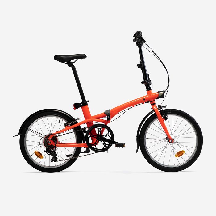 BICICLETA DOBRÁVEL TILT 500 LARANJA NÉON