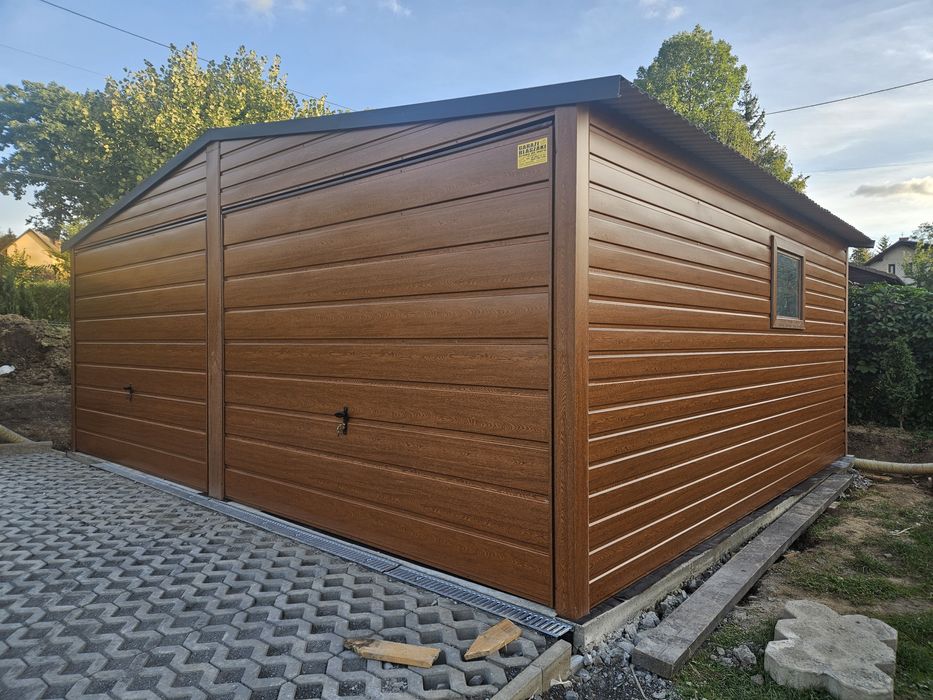 6x5.8 MAŁ Garaze Blaszane Garaż Blaszany Blaszak Blaszaki Producent