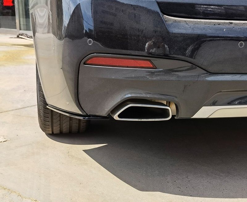 Элероны накладки бампера на BMW 5 G20 G30 F10 диффузор спойлер сплітер