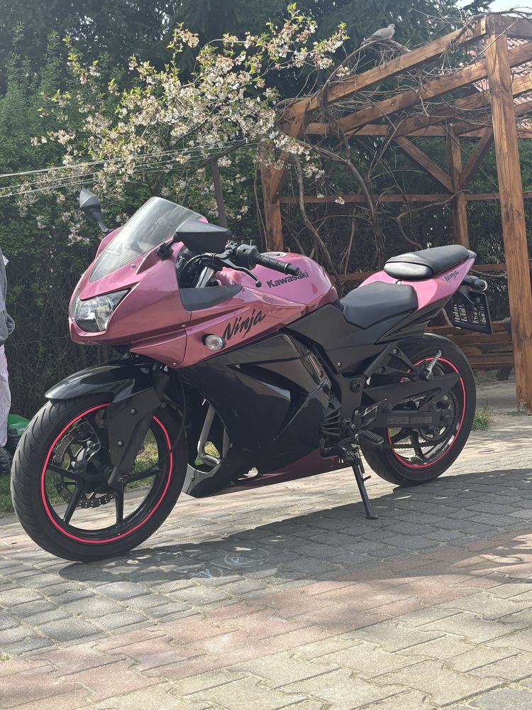 Kawasaki ninja R250 RÓŻOWY