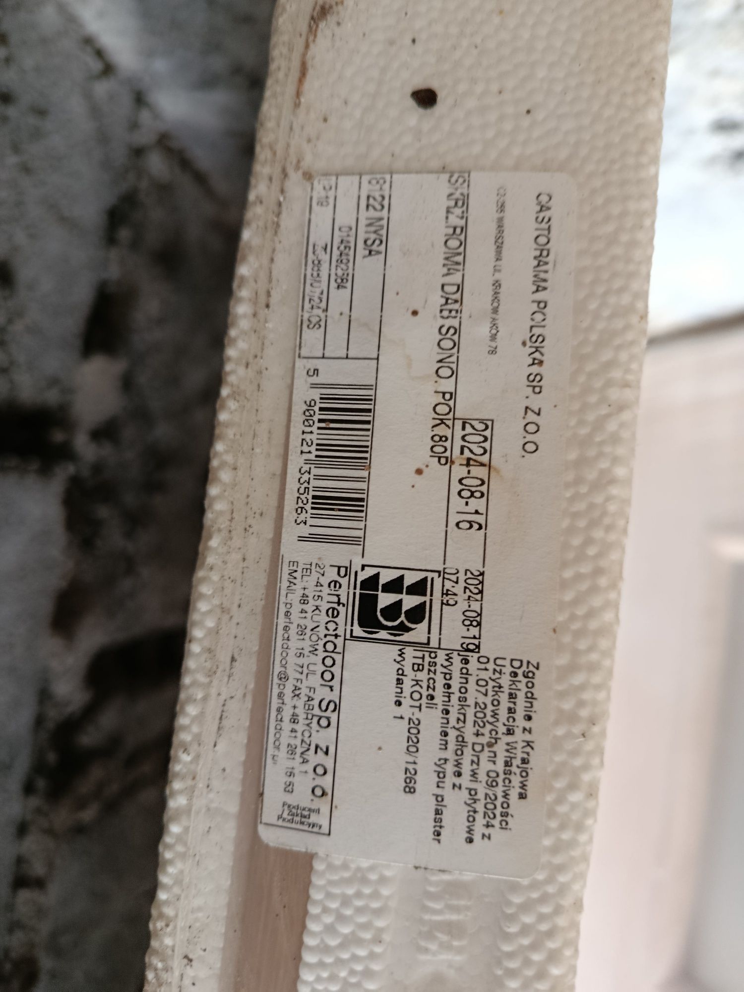 Drzwi wewnętrzne pokojowe