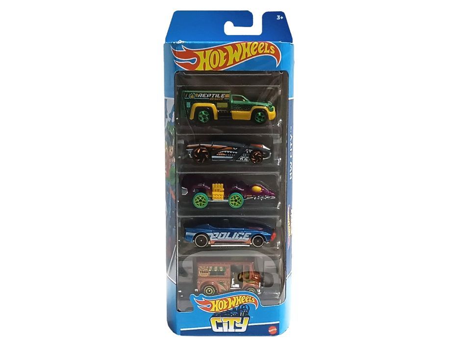 Autka Hot Wheels - HW City - 5 pak (HTV39)