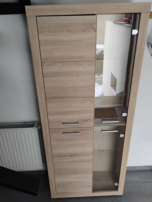 Regał pionowy dąb Sonoma