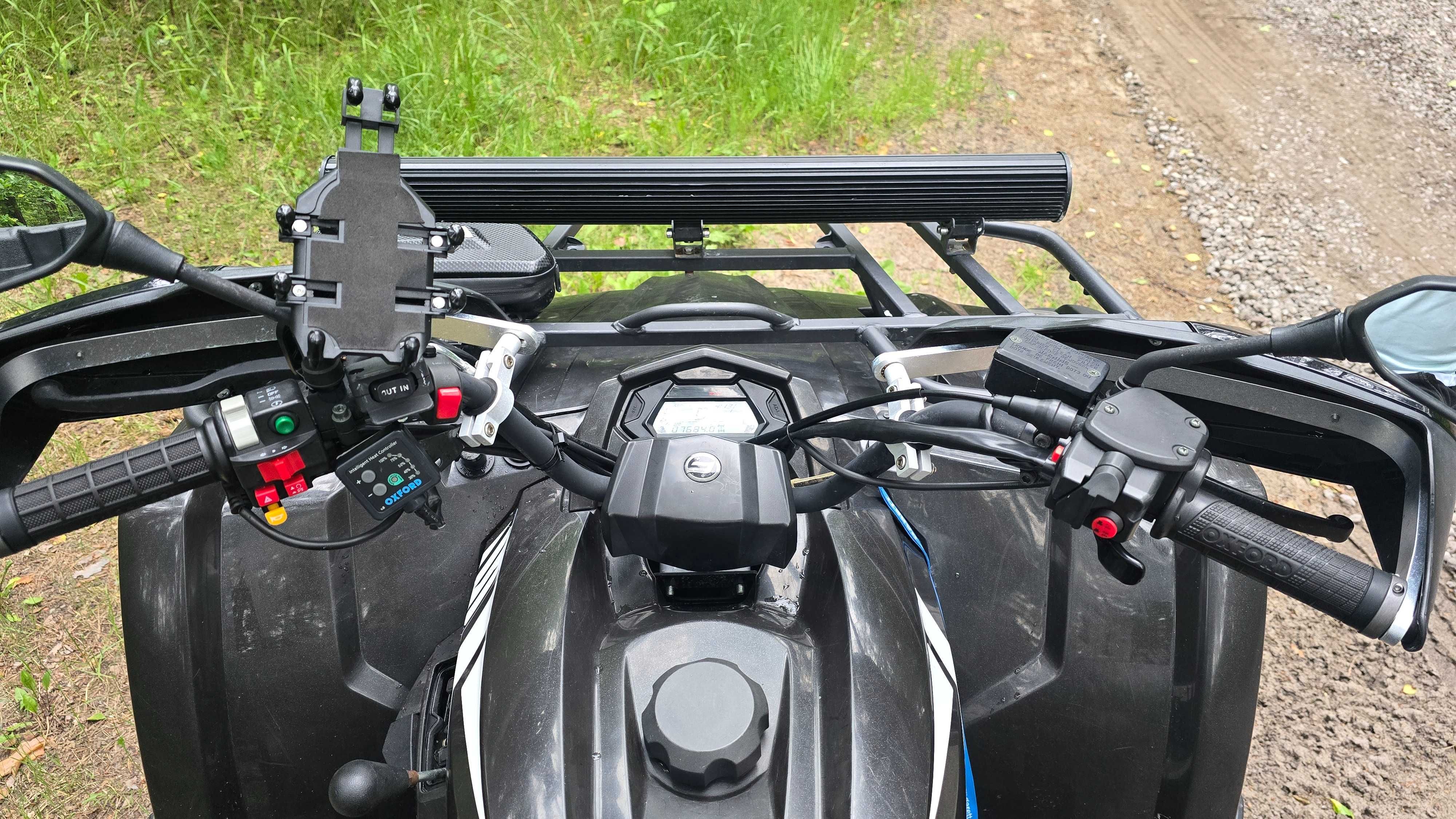 QUAD CF MOTO 520L wspomaganie!! PŁUG!! 2018r.