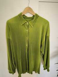 Camisa chiffon verde pistáchio