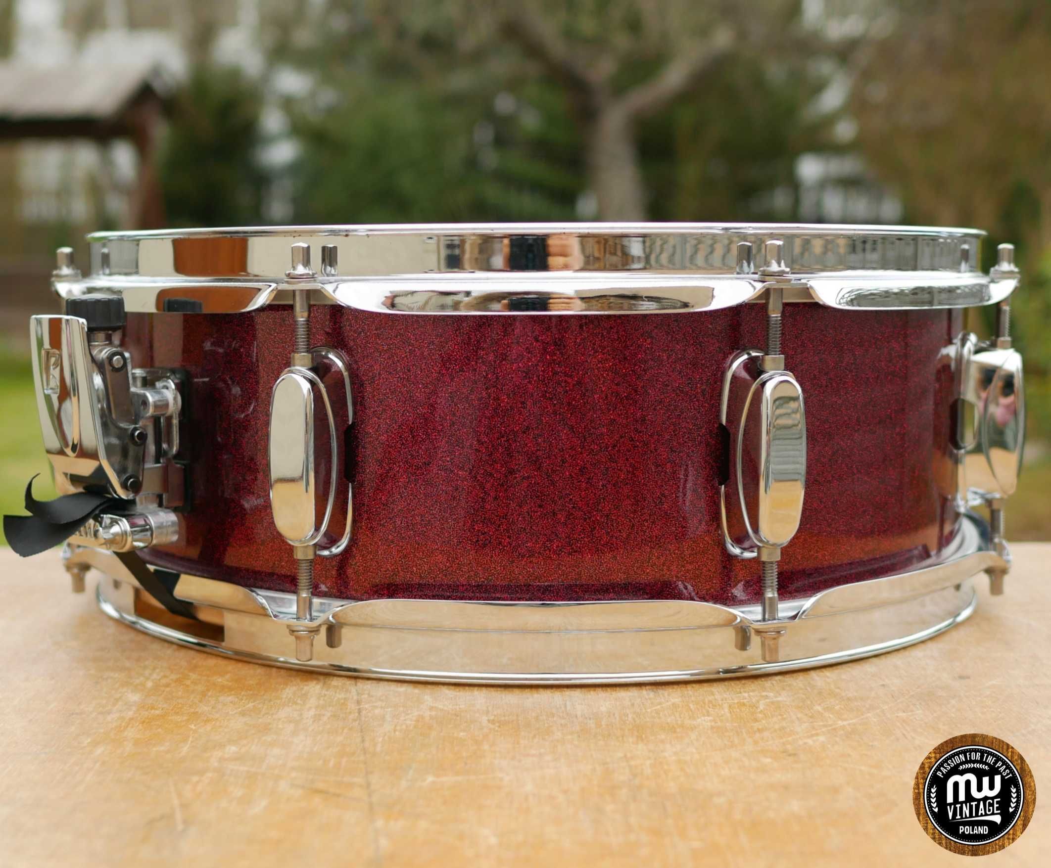 Werbel Tama Silverstar Birch 14” x 5” Burgundy Sparkle ‼️