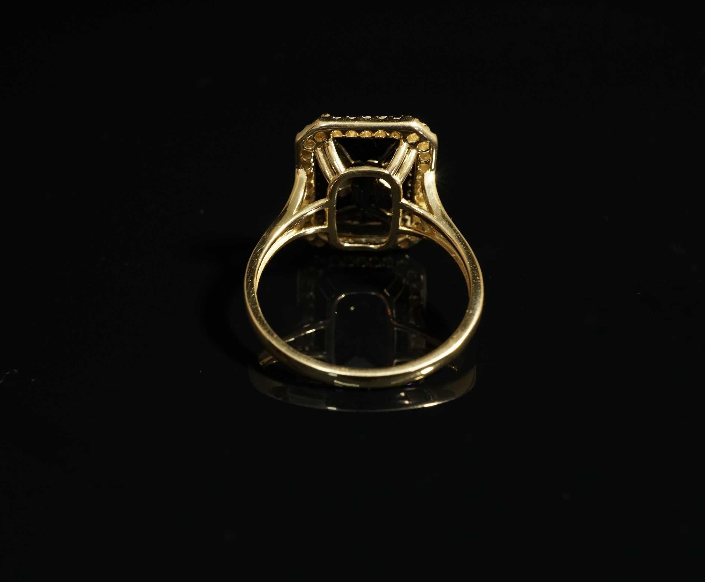 Złoto 585 - złoty pierścionek damski rozm 24