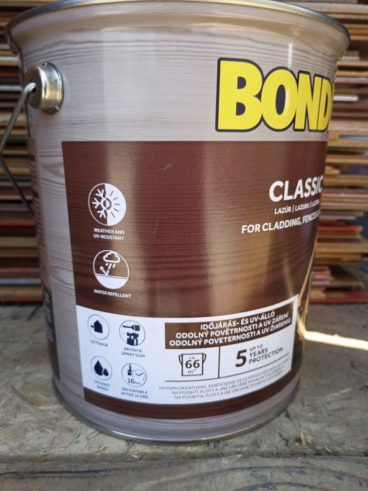 Lazura BONDEX classic 9 kolorów puszki 5 litrów nowe warto !!!