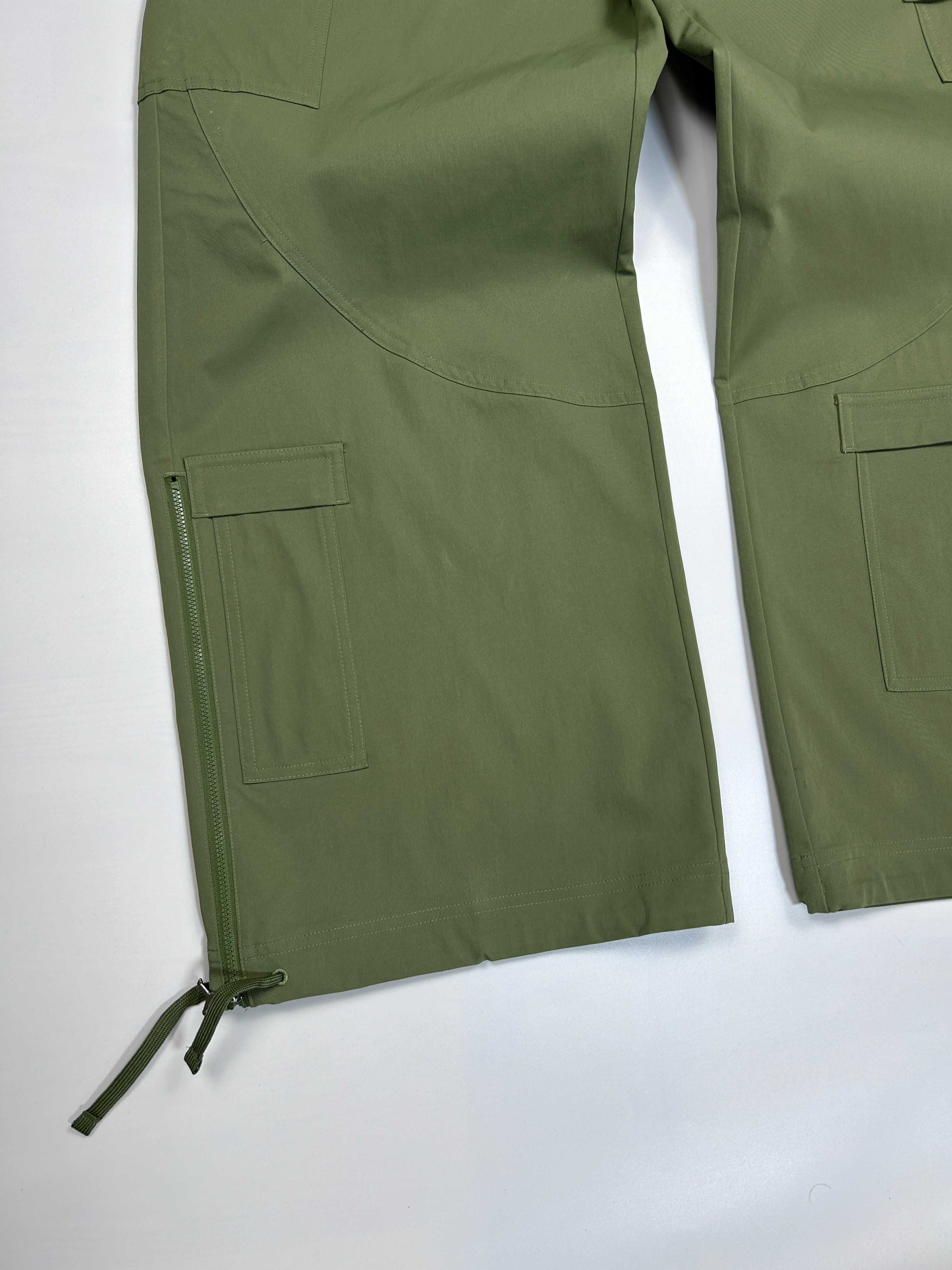 Jordan crazy baggy multi pocket khaki pants y2k