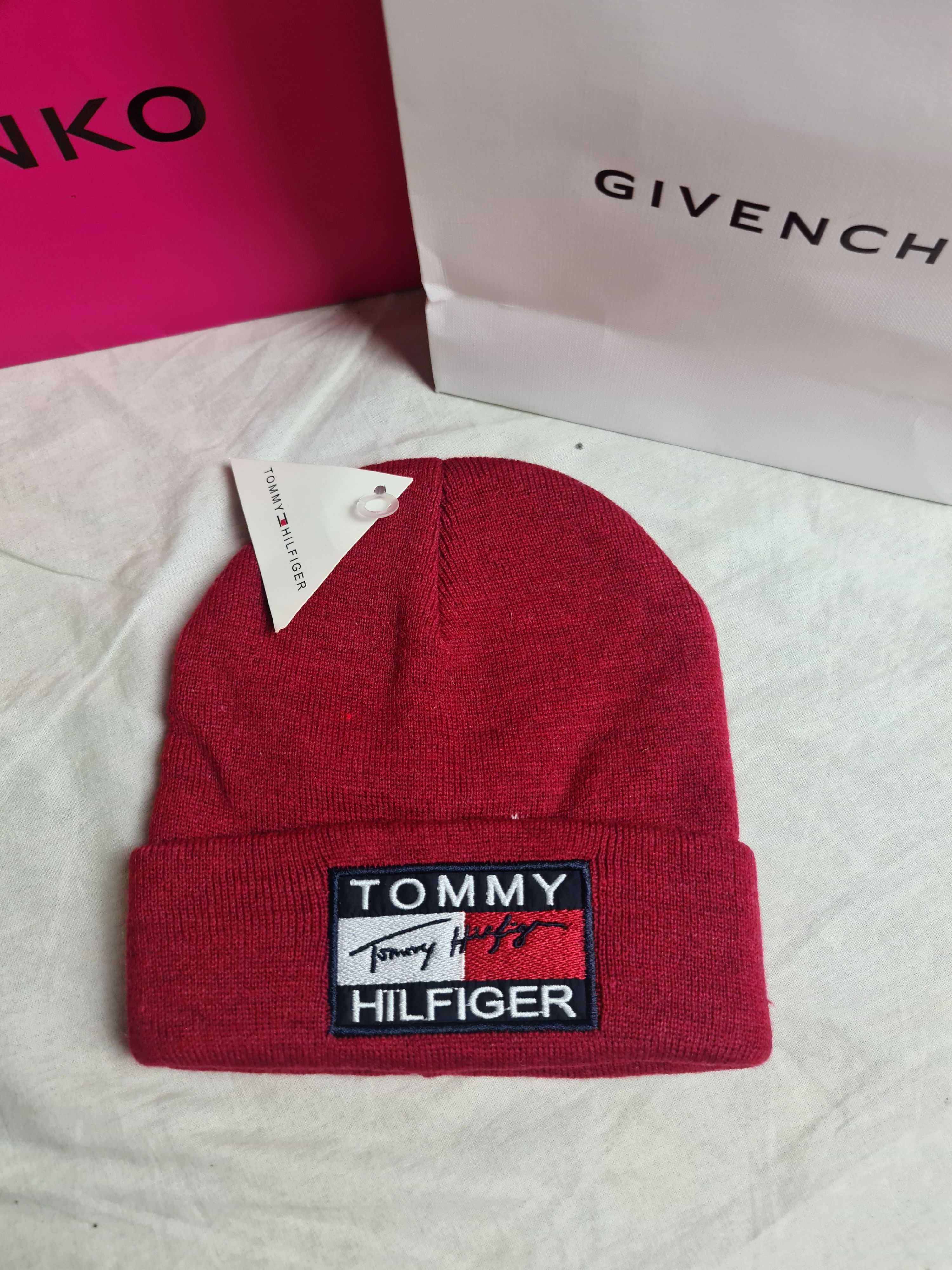 Czapki zimowe męskie damskie Tommy Hilfiger Ralph Lauren premium
