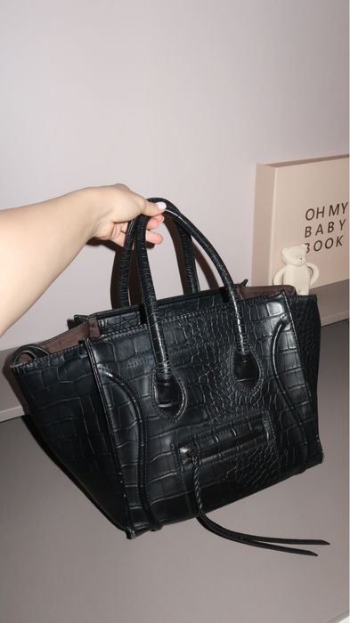 Большая черная сумка велика чорна сумка