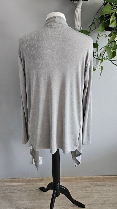 Kardigan asymetryczny  połyskujący