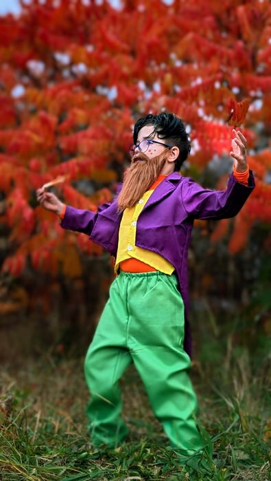 Kostium Pana Kleksa, chłopca strój, frak