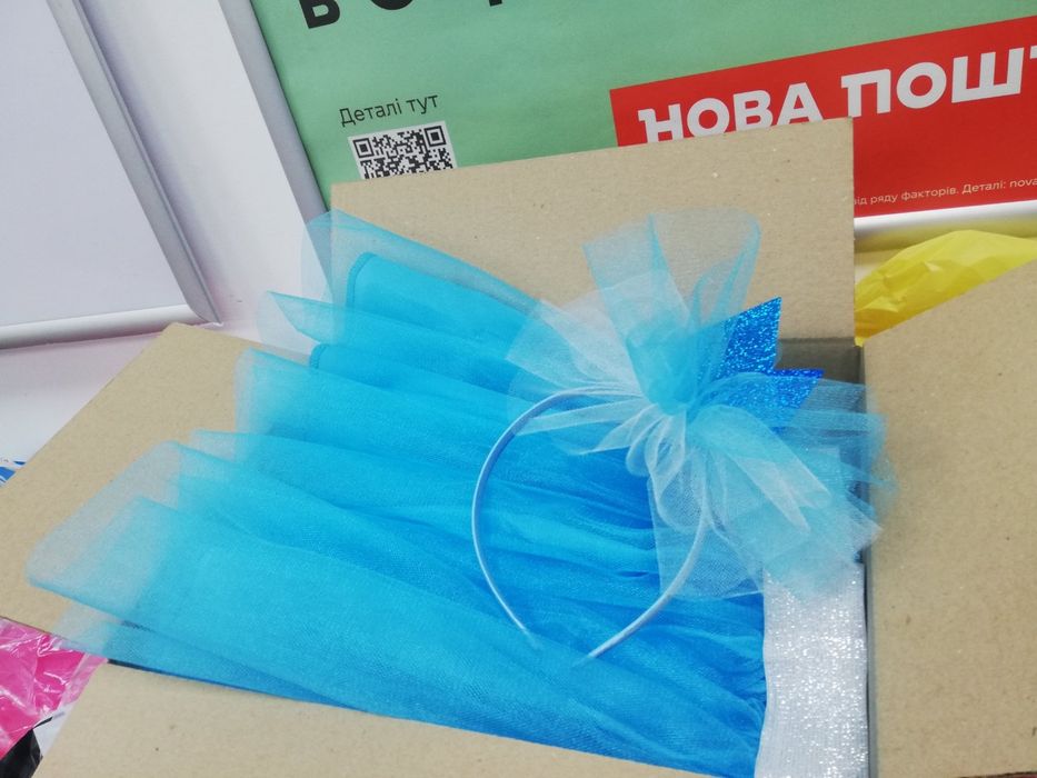 Костюм Крапельки, костюм Краплинки,блакитна спідничка доя дівчинки,Туч