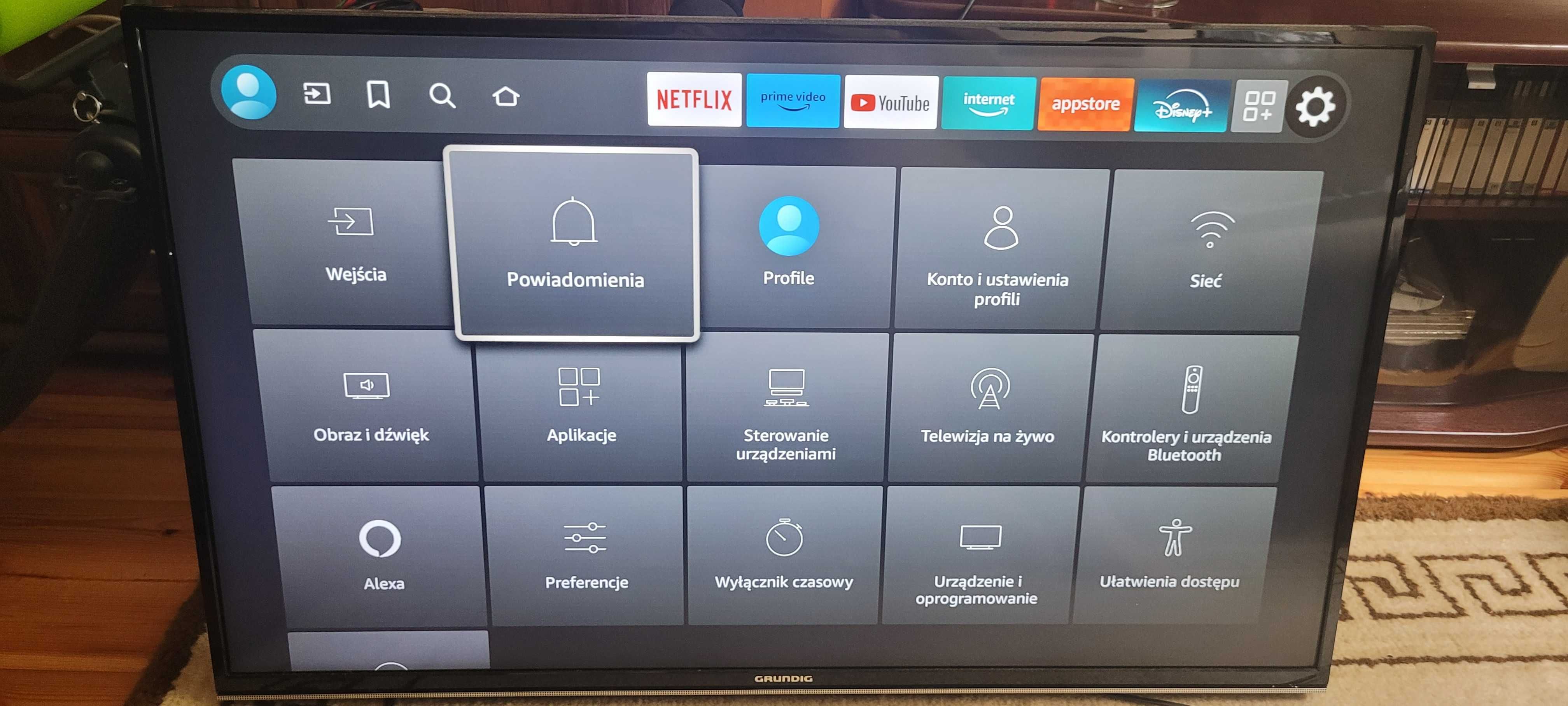 telewizor grundig  Fire TV Stick 4K (Android)