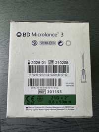 Голки для шприців BD Microlance 3 медичні