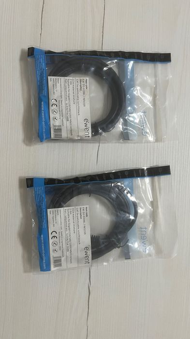 Cabos Ewent 2 m – Item Code EW-5U-020BL/IM1159 (x2 disponíveis)