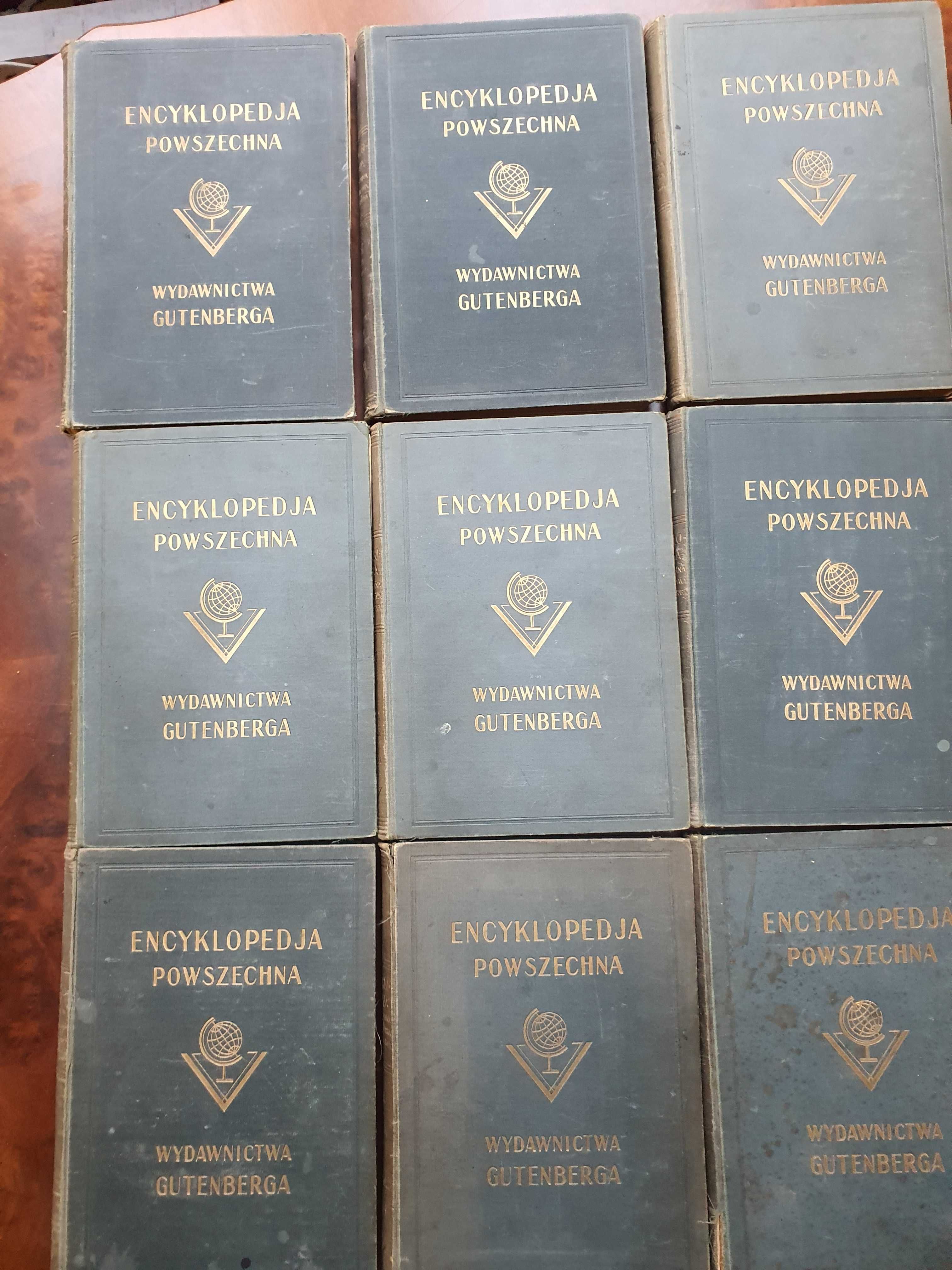 Encyklopedia Gutenberga oryginał z lat 30` 18szt
