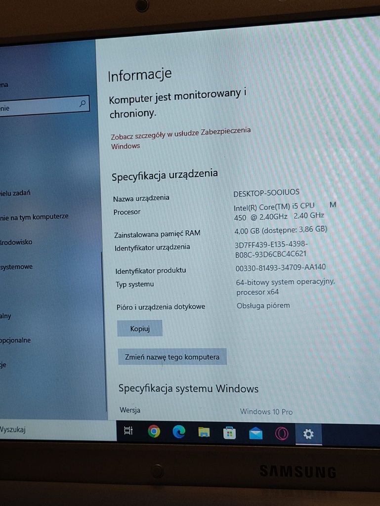 Laptop Samsung Q530