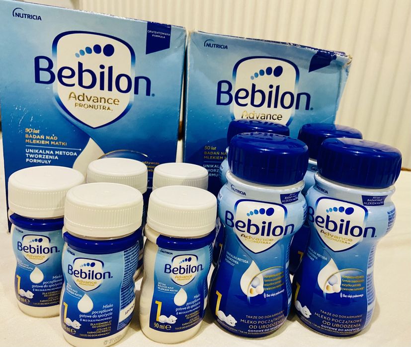 Mleko Bebilon w proszku i w butelkach