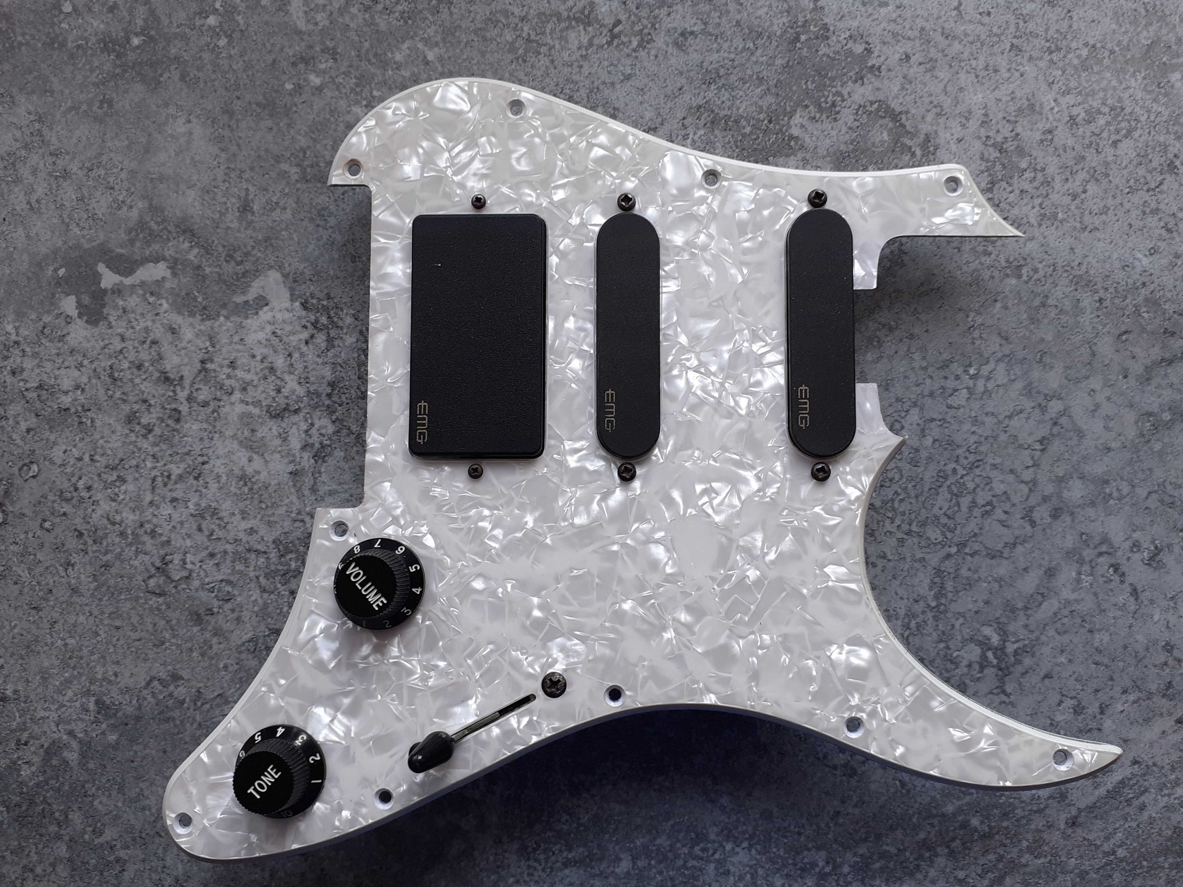 Komplet aktywnych przetworników gitarowych EMG