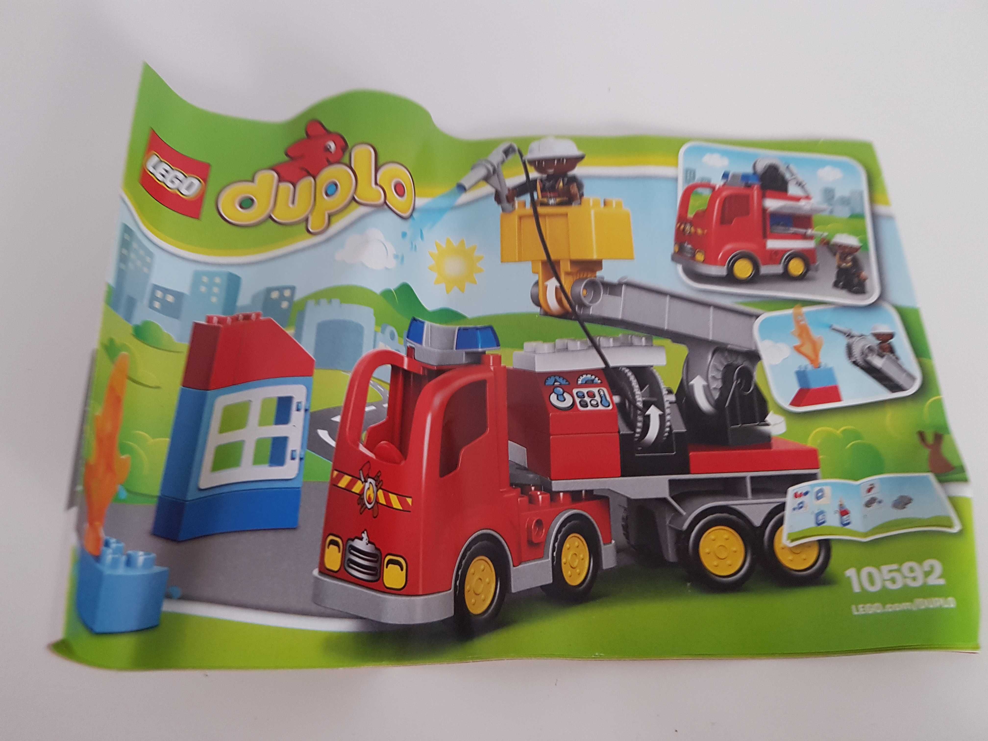 Lego Duplo wóz strażacki straż